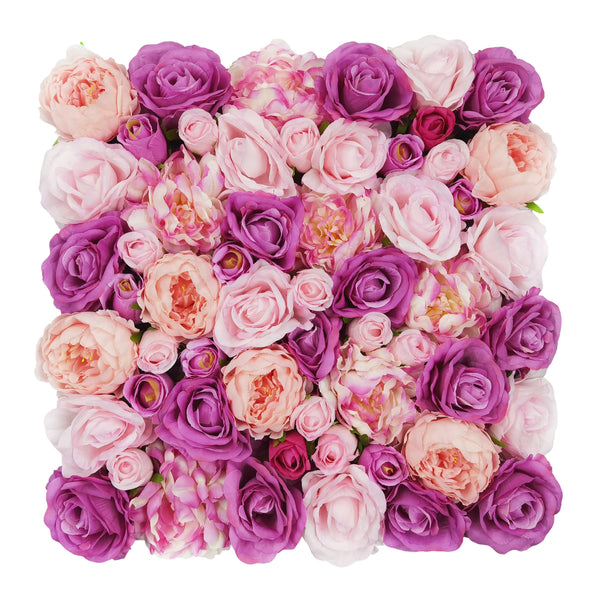 Artificial Flower Living Wall - Pink/Deep Pink